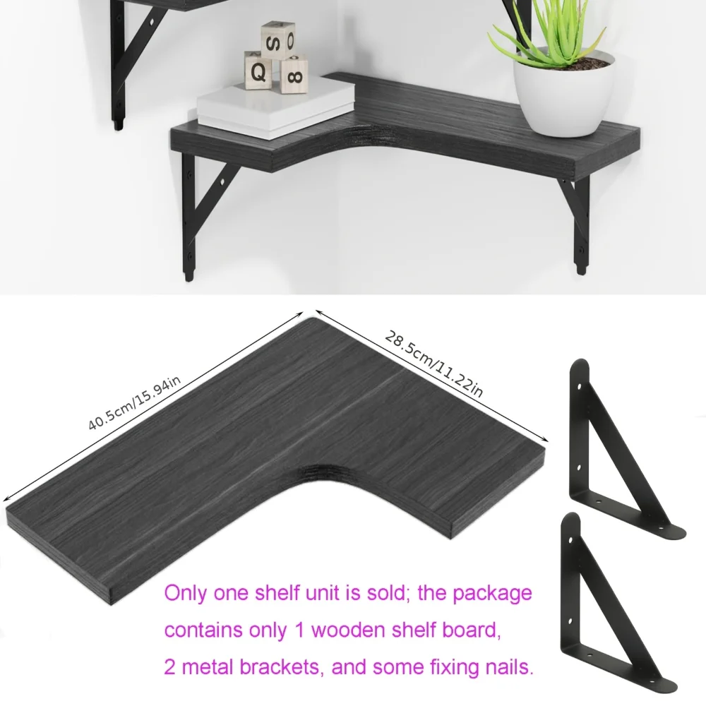 Natural Wood Grain Floating Sh - огляд і ціна Kitchen Uncle