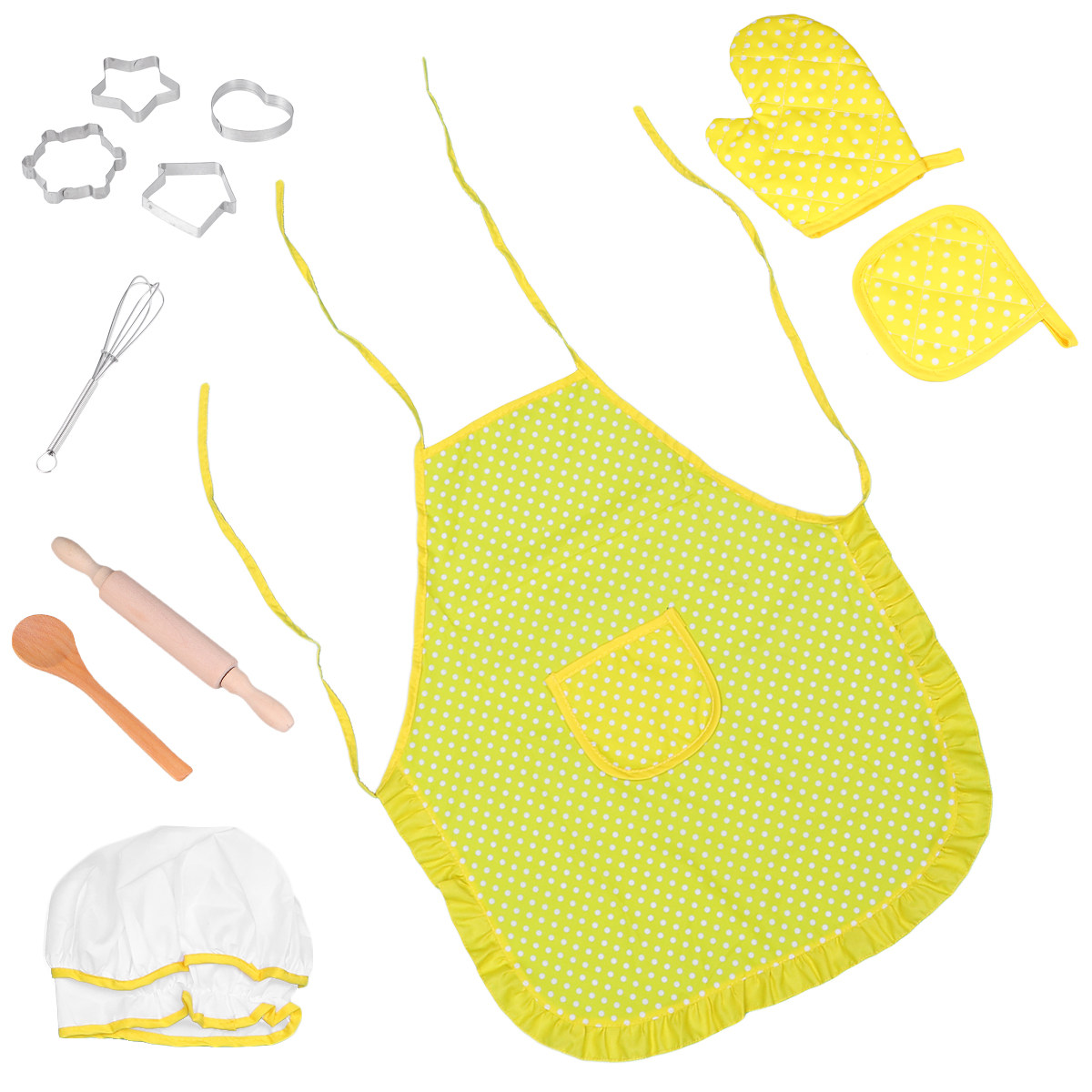 11Pcs Kids Kitchen Aprons Set  - огляд і ціна Kitchen Kids Baking Set