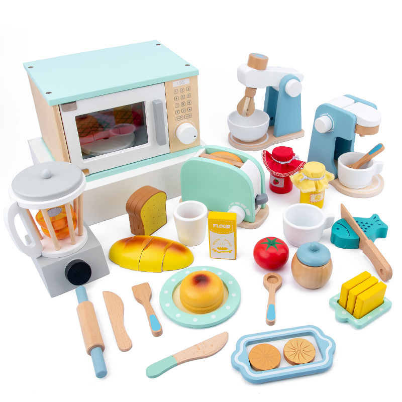 Wooden Pretend Kitchen Playset - огляд і ціна Kitchen Kids Baking Set