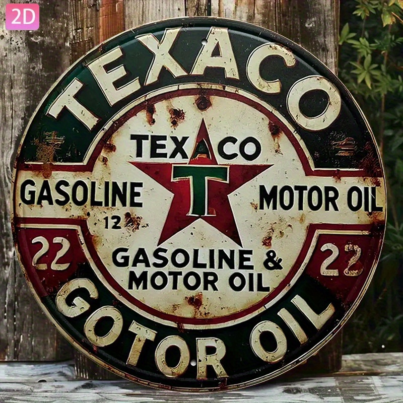 Vintage Texaco Oil Metal Sign— - огляд і ціна Kitchen Uncle